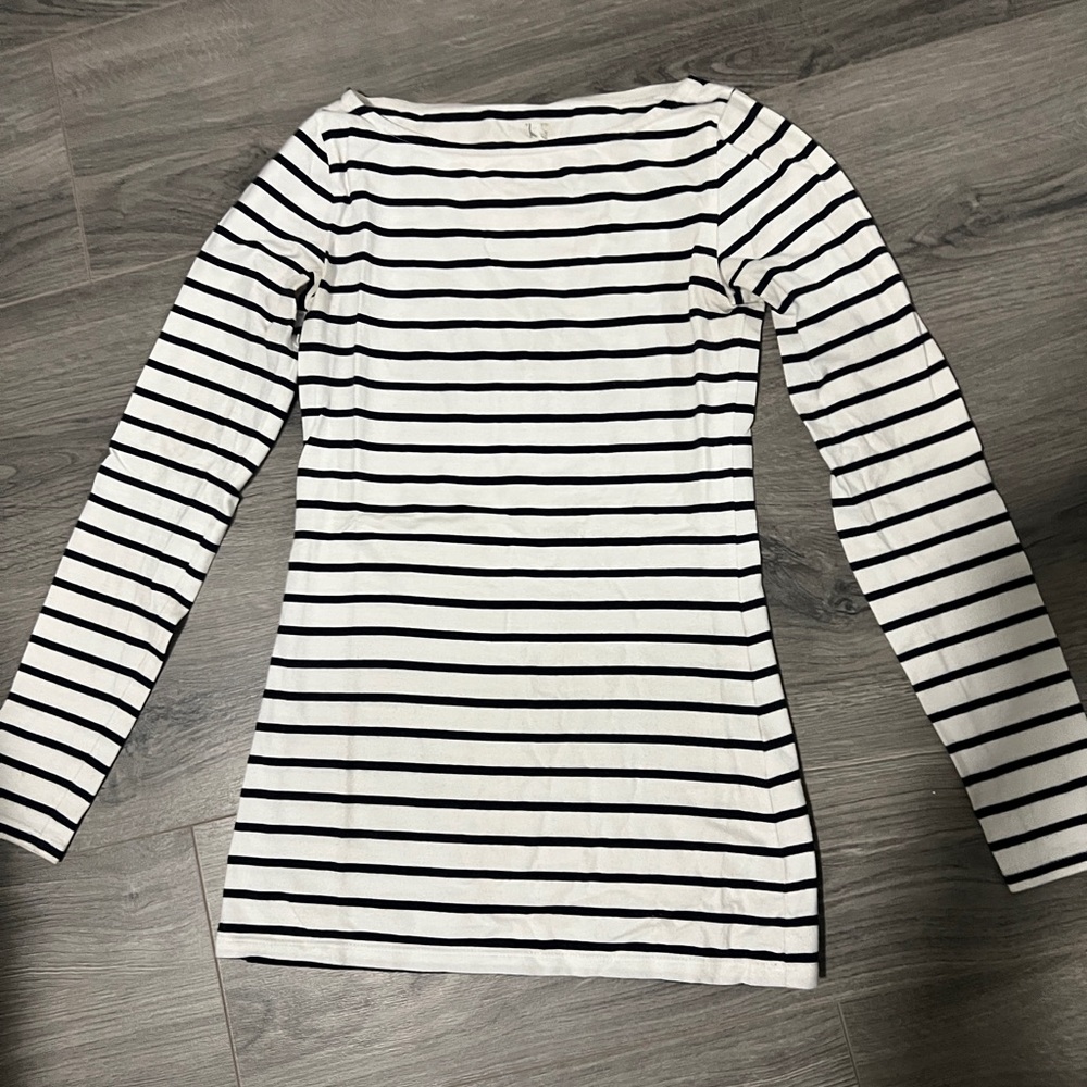 Striped Long Sleeve Top